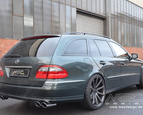 W211 S211 E-Klasse Mercedes Tuning AMG Bodykit Felgen Auspuff Spurverbreiterung Carbon