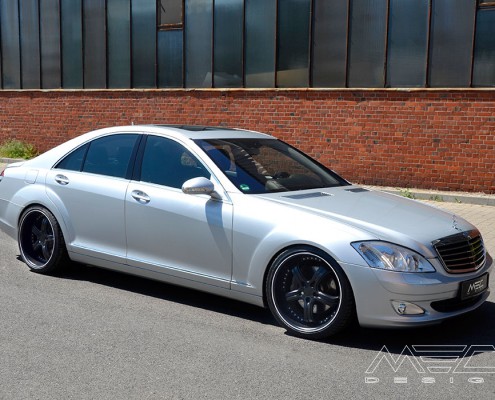 W221 V221 S-Klasse Mercedes Tuning AMG Bodykit Felgen Auspuff Spurverbreiterung Carbon