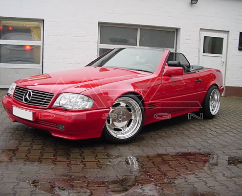 R129 SL Roadster Mercedes Tuning AMG Bodykit Wheels Exhaust Spacer Carbon