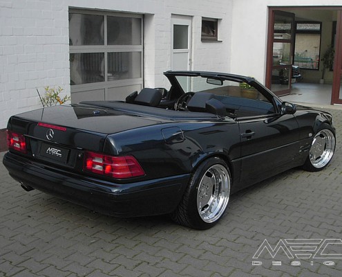R129 SL Roadster Mercedes Tuning AMG Bodykit Wheels Exhaust Spacer Carbon