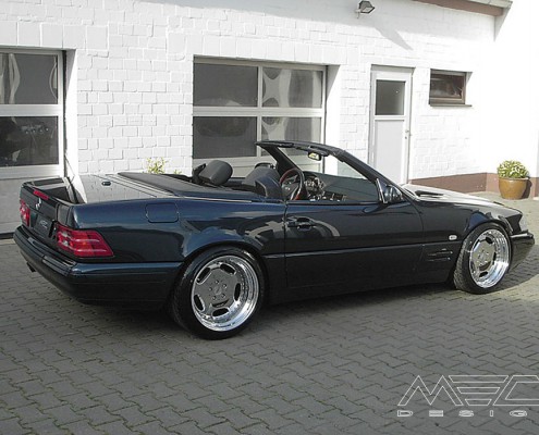 R129 SL Roadster Mercedes Tuning AMG Bodykit Wheels Exhaust Spacer Carbon