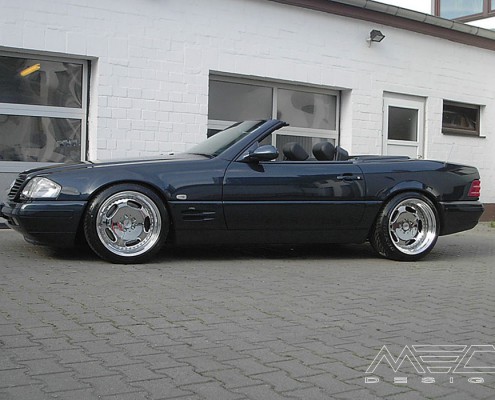 R129 SL Roadster Mercedes Tuning AMG Bodykit Wheels Exhaust Spacer Carbon