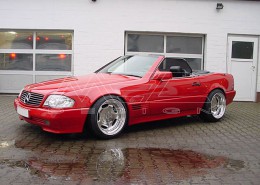 R129 SL Roadster Mercedes Tuning AMG Bodykit Wheels Exhaust Spacer Carbon