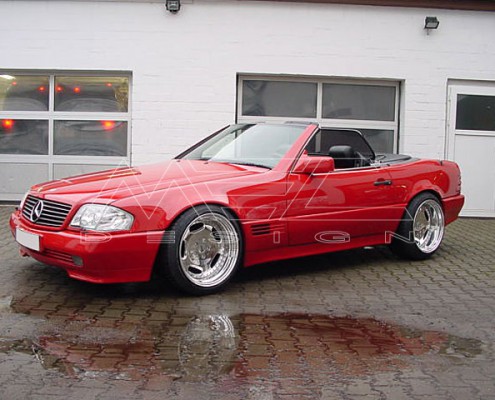 R129 SL Roadster Mercedes Tuning AMG Bodykit Wheels Exhaust Spacer Carbon