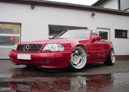 R129 SL Roadster Mercedes Tuning AMG Bodykit Wheels Exhaust Spacer Carbon