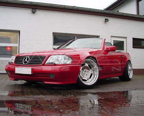 R129 SL Roadster Mercedes Tuning AMG Bodykit Wheels Exhaust Spacer Carbon