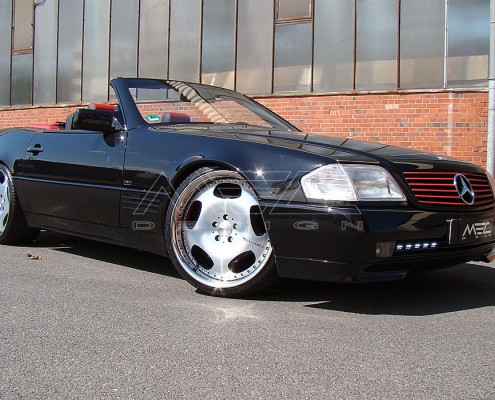 R129 SL Roadster Mercedes Tuning AMG Bodykit Wheels Exhaust Spacer Carbon