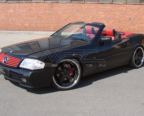 R129 SL Roadster Mercedes Tuning AMG Bodykit Wheels Exhaust Spacer Carbon