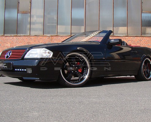 R129 SL Roadster Mercedes Tuning AMG Bodykit Wheels Exhaust Spacer Carbon