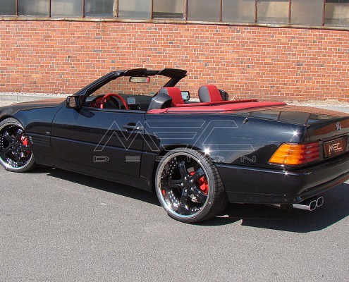R129 SL Roadster Mercedes Tuning AMG Bodykit Wheels Exhaust Spacer Carbon
