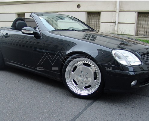 R170 SLK Roadster Mercedes Tuning AMG Bodykit Felgen Auspuff Spurverbreiterung Carbon