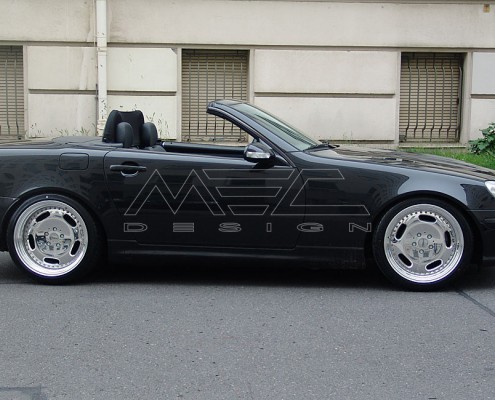 R170 SLK Roadster Mercedes Tuning AMG Bodykit Felgen Auspuff Spurverbreiterung Carbon