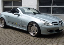 R171 SLK Roadster Mercedes Tuning AMG Bodykit Felgen Auspuff Spurverbreiterung Carbon
