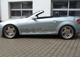 R171 SLK Roadster Mercedes Tuning AMG Bodykit Felgen Auspuff Spurverbreiterung Carbon
