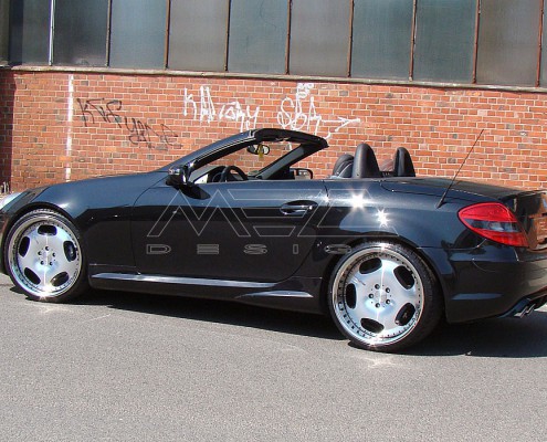 R171 SLK Roadster Mercedes Tuning AMG Bodykit Felgen Auspuff Spurverbreiterung Carbon