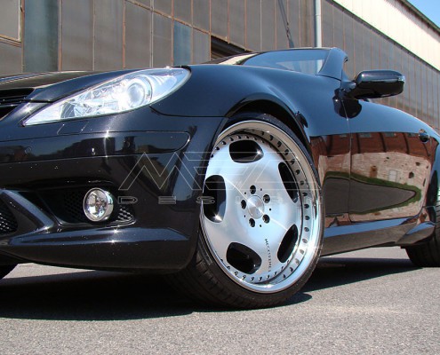 R171 SLK Roadster Mercedes Tuning AMG Bodykit Felgen Auspuff Spurverbreiterung Carbon