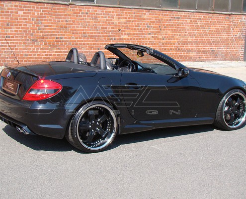 R171 SLK Roadster Mercedes Tuning AMG Bodykit Felgen Auspuff Spurverbreiterung Carbon