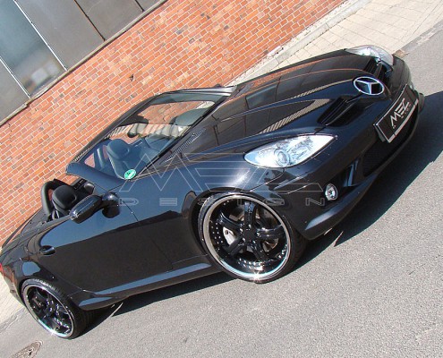 R171 SLK Roadster Mercedes Tuning AMG Bodykit Felgen Auspuff Spurverbreiterung Carbon