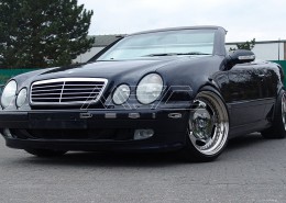 W208 A208 CLK Mercedes Tuning AMG Bodykit Felgen Auspuff Spurverbreiterung Carbon