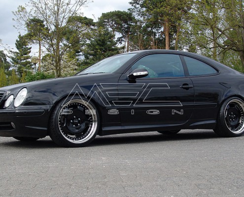 W208 A208 CLK Mercedes Tuning AMG Bodykit Felgen Auspuff Spurverbreiterung Carbon