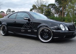 W208 A208 CLK Mercedes Tuning AMG Bodykit Felgen Auspuff Spurverbreiterung Carbon