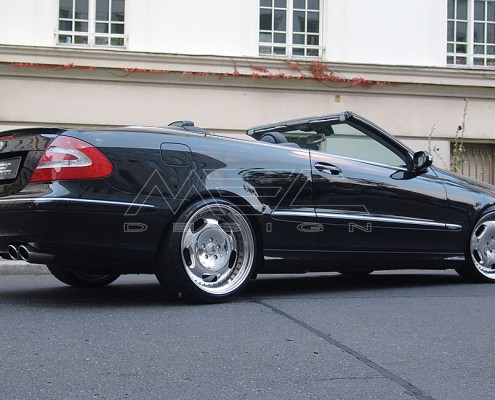 W209 A209 CLK Mercedes Tuning AMG Bodykit Felgen Auspuff Spurverbreiterung Carbon