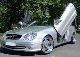 W209 A209 CLK Mercedes Tuning AMG Bodykit Felgen Auspuff Spurverbreiterung Carbon