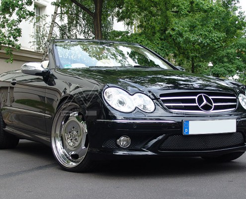 W209 A209 CLK Mercedes Tuning AMG Bodykit Wheels Exhaust Spacer Carbon