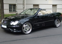 W209 A209 CLK Mercedes Tuning AMG Bodykit Felgen Auspuff Spurverbreiterung Carbon