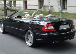 W209 A209 CLK Mercedes Tuning AMG Bodykit Felgen Auspuff Spurverbreiterung Carbon