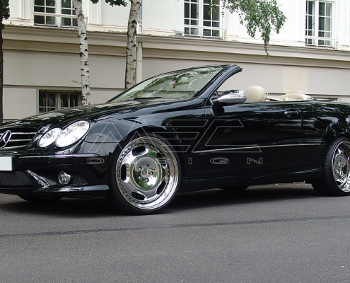 W209 A209 CLK Mercedes Tuning AMG Bodykit Wheels Exhaust Spacer Carbon