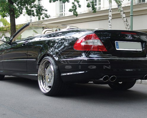 W209 A209 CLK Mercedes Tuning AMG Bodykit Wheels Exhaust Spacer Carbon