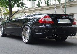 W209 A209 CLK Mercedes Tuning AMG Bodykit Felgen Auspuff Spurverbreiterung Carbon