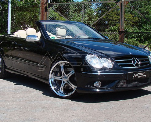 W209 A209 CLK Mercedes Tuning AMG Bodykit Felgen Auspuff Spurverbreiterung Carbon