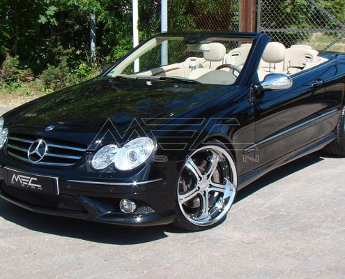 W209 A209 CLK Mercedes Tuning AMG Bodykit Felgen Auspuff Spurverbreiterung Carbon