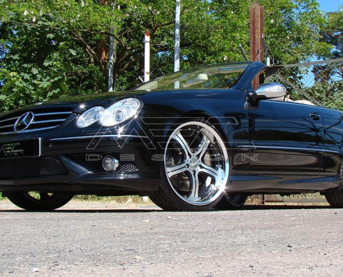 W209 A209 CLK Mercedes Tuning AMG Bodykit Wheels Exhaust Spacer Carbon