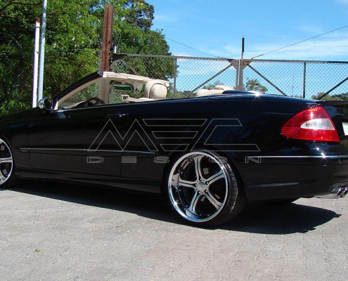 W209 A209 CLK Mercedes Tuning AMG Bodykit Wheels Exhaust Spacer Carbon