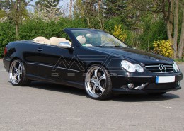W209 A209 CLK Mercedes Tuning AMG Bodykit Felgen Auspuff Spurverbreiterung Carbon