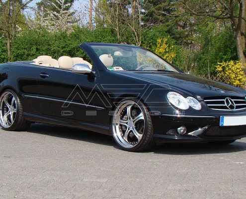 W209 A209 CLK Mercedes Tuning AMG Bodykit Felgen Auspuff Spurverbreiterung Carbon