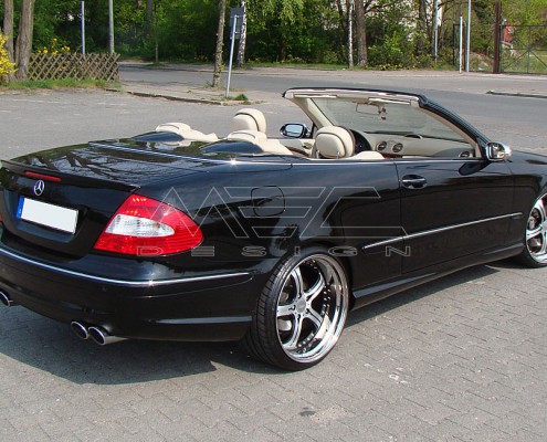 W209 A209 CLK Mercedes Tuning AMG Bodykit Wheels Exhaust Spacer Carbon