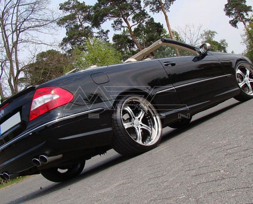 W209 A209 CLK Mercedes Tuning AMG Bodykit Wheels Exhaust Spacer Carbon