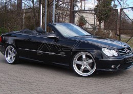 W209 A209 CLK Mercedes Tuning AMG Bodykit Felgen Auspuff Spurverbreiterung Carbon