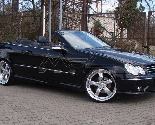 W209 A209 CLK Mercedes Tuning AMG Bodykit Felgen Auspuff Spurverbreiterung Carbon
