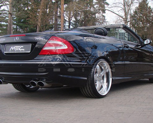 W209 A209 CLK Mercedes Tuning AMG Bodykit Wheels Exhaust Spacer Carbon