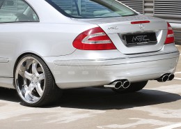W209 A209 CLK Mercedes Tuning AMG Bodykit Felgen Auspuff Spurverbreiterung Carbon