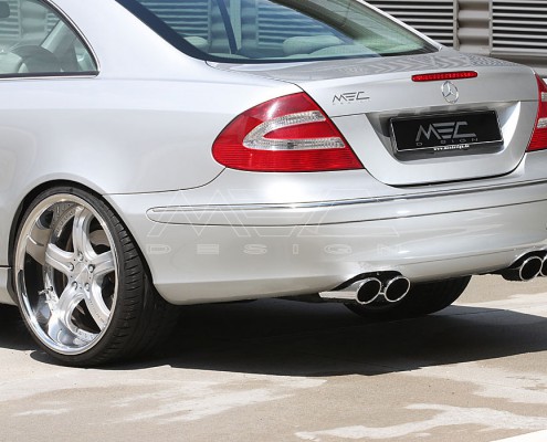 W209 A209 CLK Mercedes Tuning AMG Bodykit Felgen Auspuff Spurverbreiterung Carbon