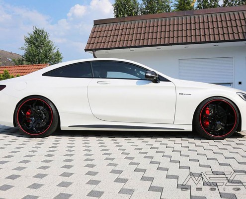 C217 A217 S Coupé S63 S65 Mercedes Tuning AMG Bodykit Felgen Auspuff Spurverbreiterung Carbon