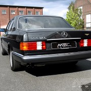 W126 SEL SEC Mercedes Tuning AMG Bodykit Felgen Auspuff Spurverbreiterung Carbon