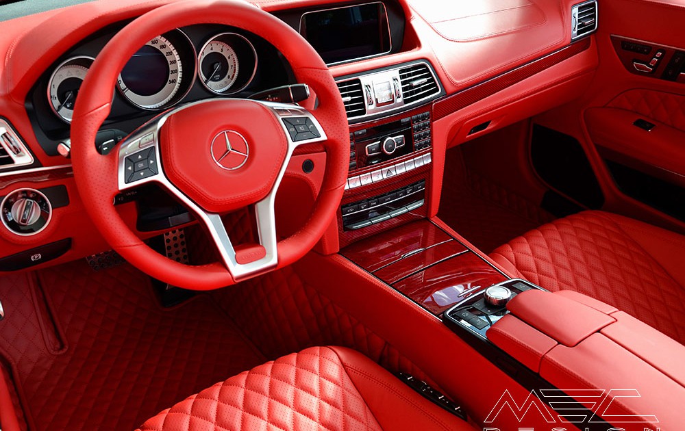 C207 A207 Mercedes Tuning AMG Interior Carbon Leather