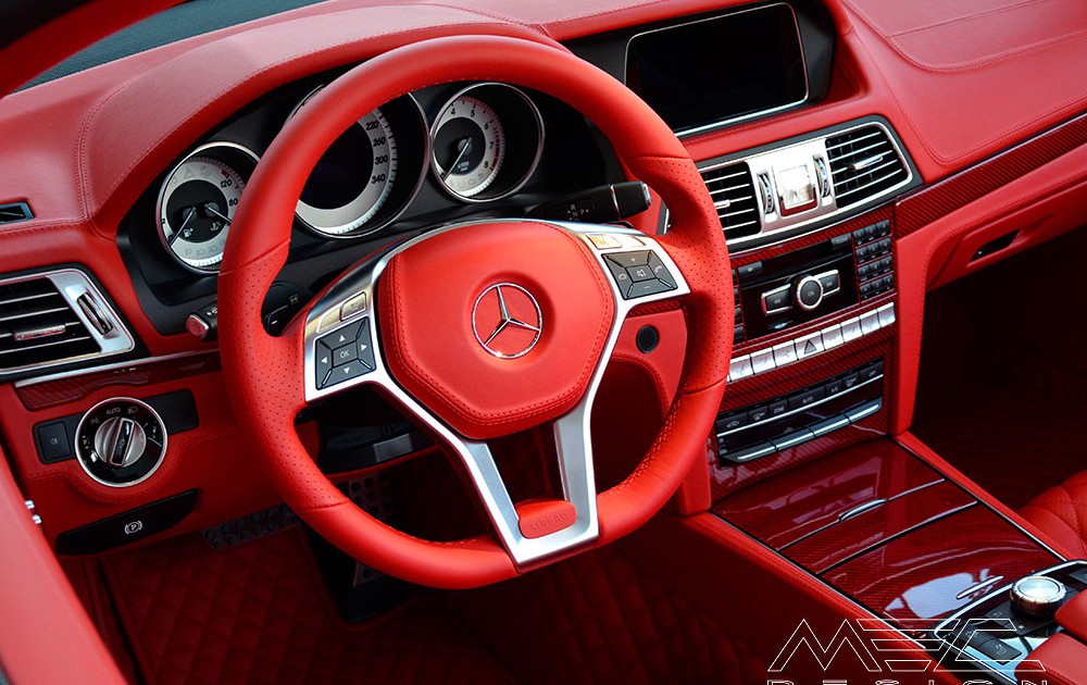 C207 A207 Mercedes Tuning AMG Interior Carbon Leather